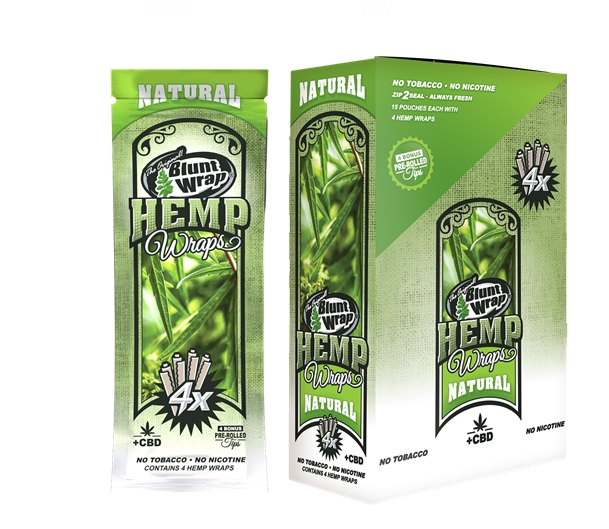 BLUNT HEMP WRAP X4 NATURAL