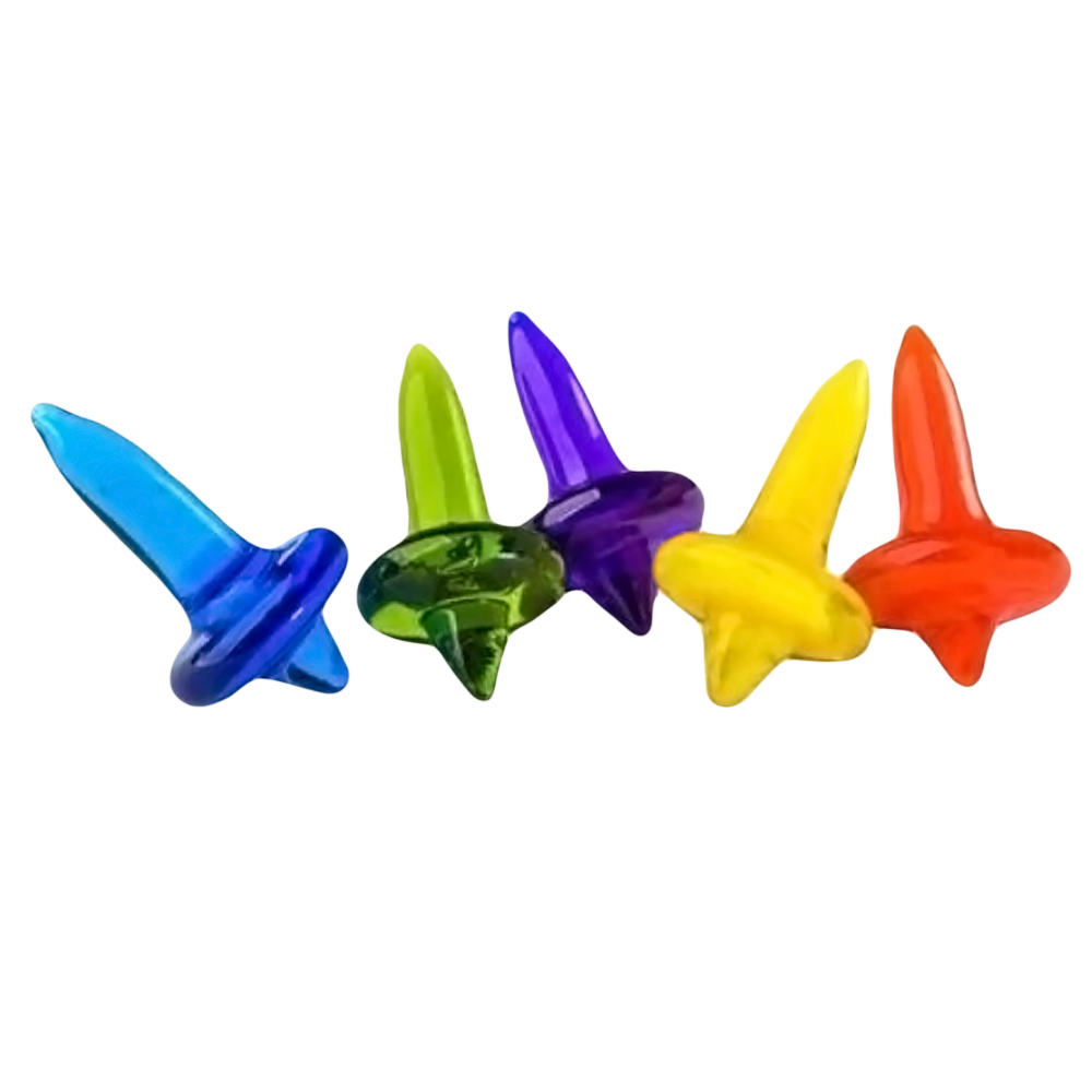 CAPS VIDRIOS COLORES 2,5CM