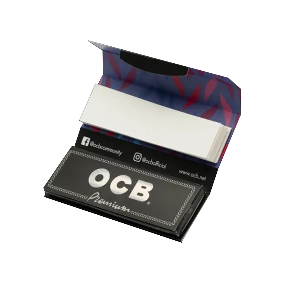 OCB PAPELILLOS 1 1/4 + BOQUILLAS NEGRO