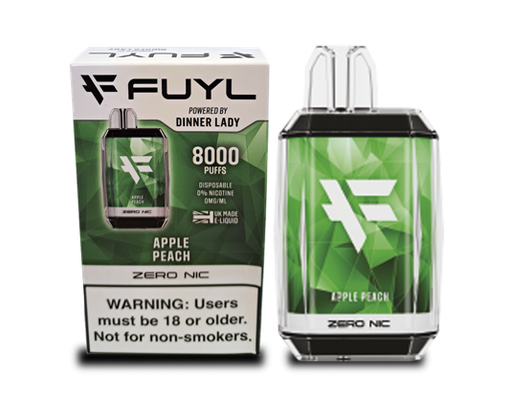[PFFYL1016] VAPORIZADOR DINNER LADY VAPE FUYL APPLE BEACH 0% NIC 8000 PUFFS