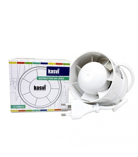 EXTRACTOR EN LINEA KASVI 100 MM