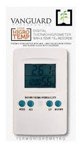 VANGUARD MINI TERMOHIGROMETRO DIGITAL HYDROPONICS SIN SONDA